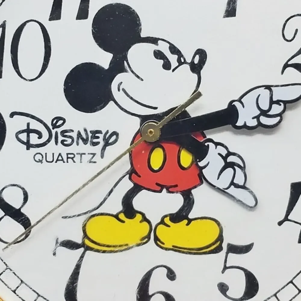 Disney Mickey Mouse Jumbo Gold Toned Watch Cheetah Print